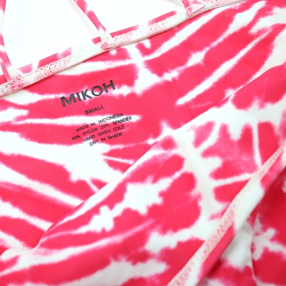 MIKOH Seychelles Wave Koi Pink Bikini NEW RARE! - Picture 2 of 6
